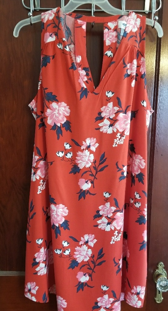 Red Old Navy Shift Dress